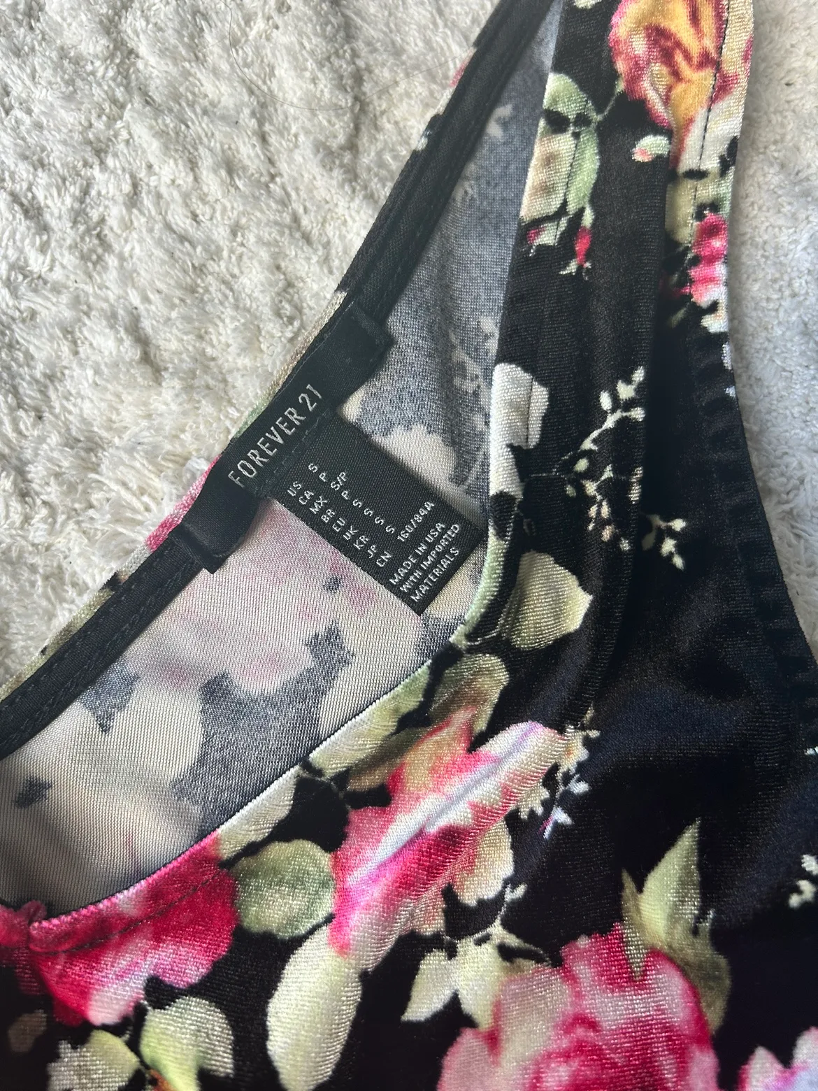 Forever 21 Floral Dress Size Small image indicator(2)