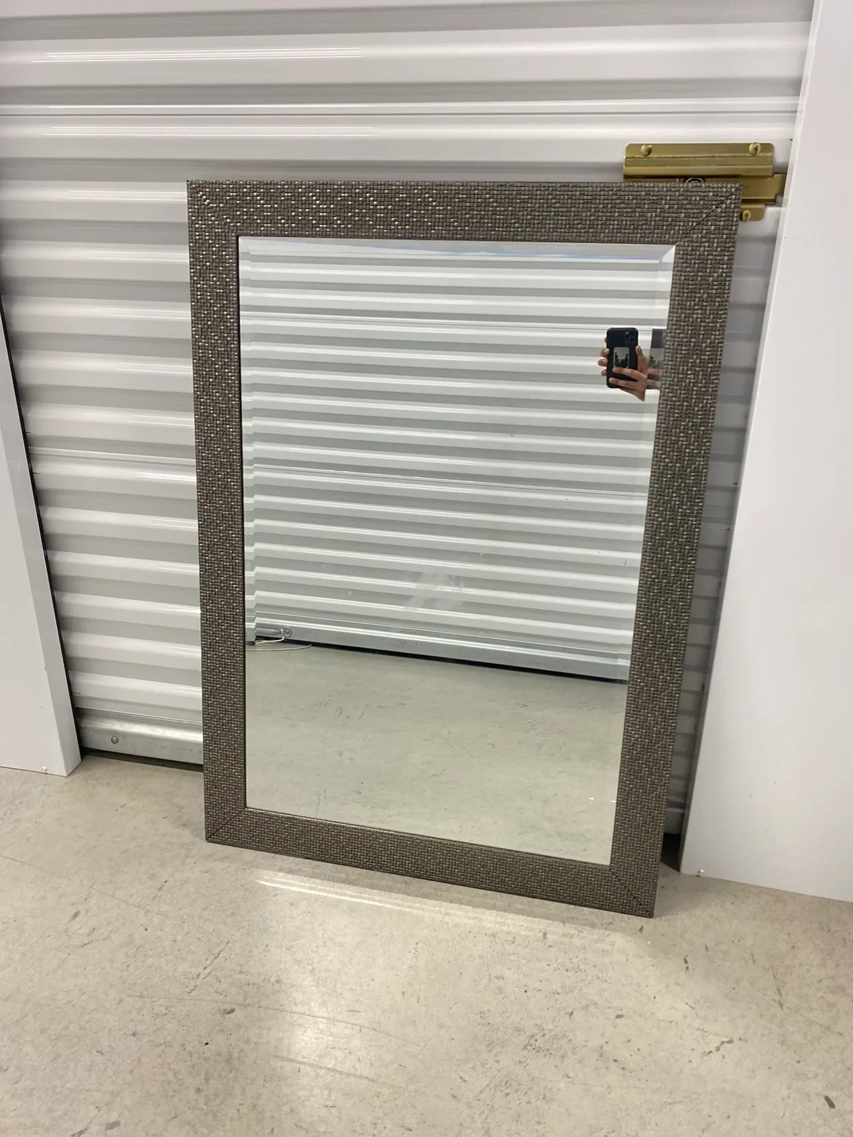 Silver Framed Mirror image indicator(2)