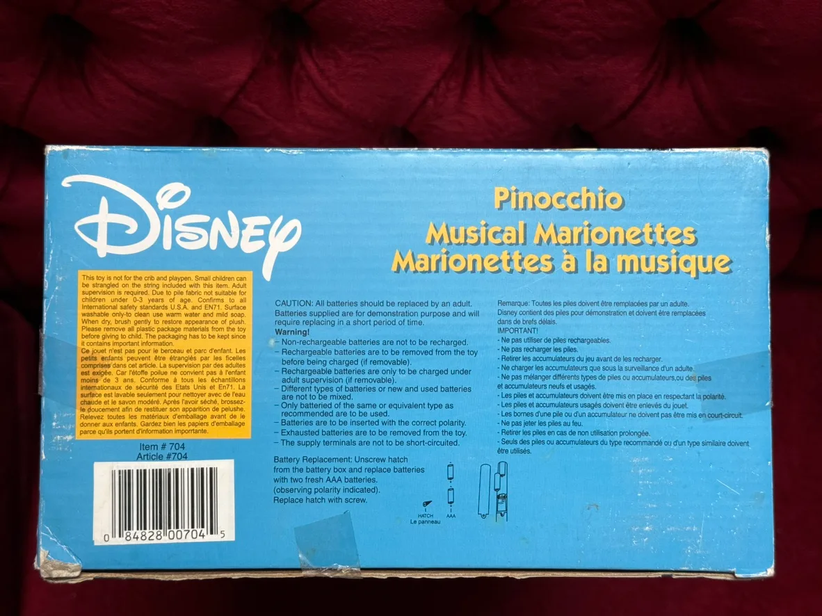 Disney Pinocchio Musical Marionette image indicator(7)