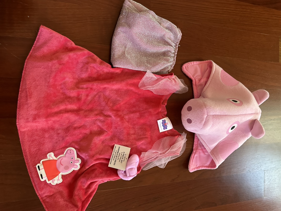 Peppa Pig Costume 2T