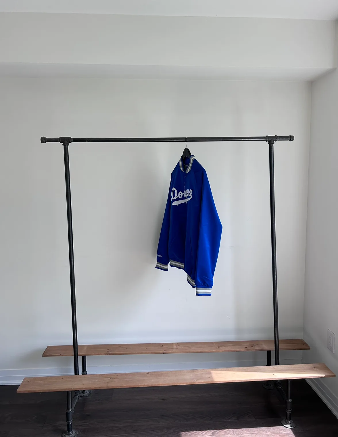 Industrial Pipe Clothing Rack thumbnail