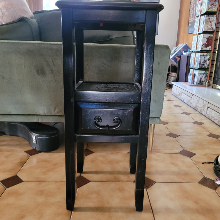 Dark Wooden Side Table 🧡 - photo 2