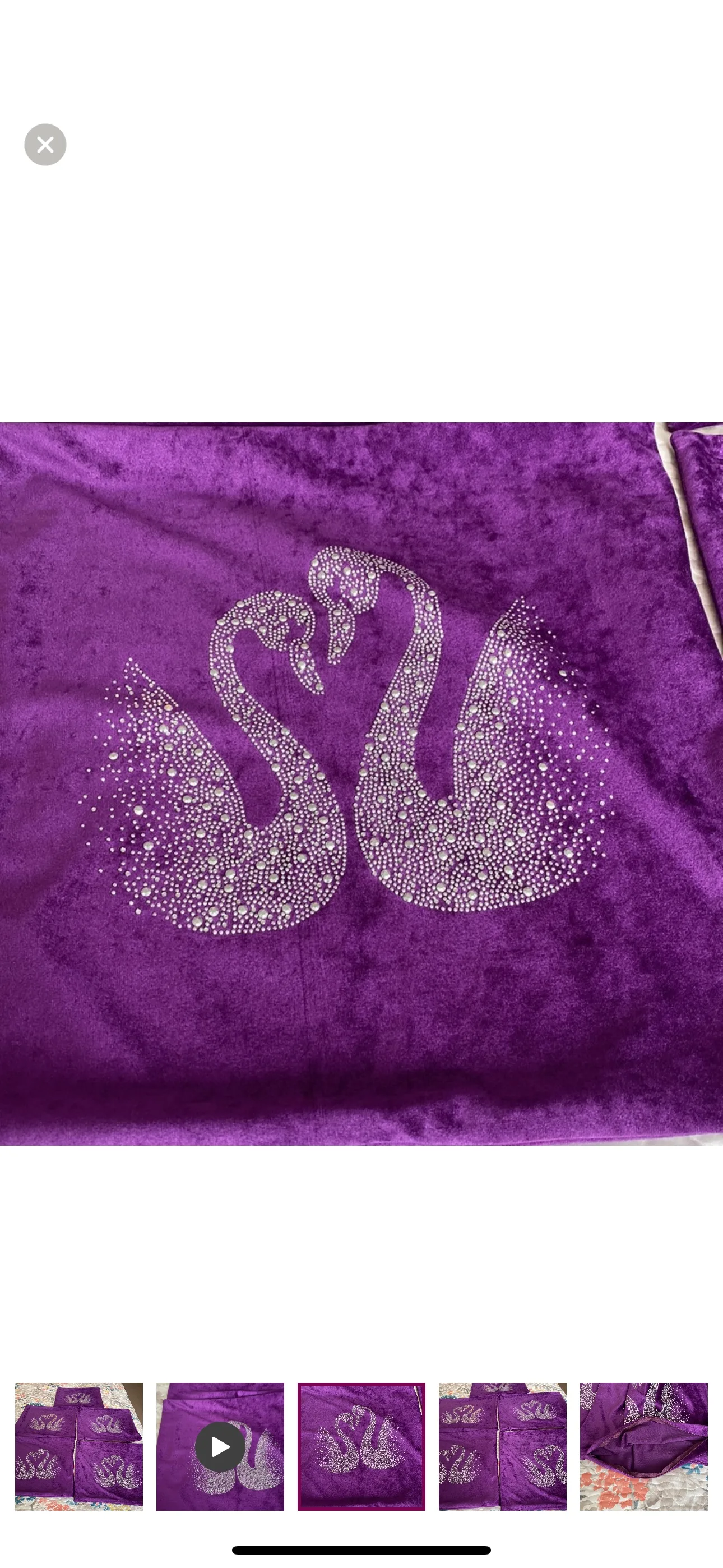 Purple Velvet Pillow Covers image indicator(3)