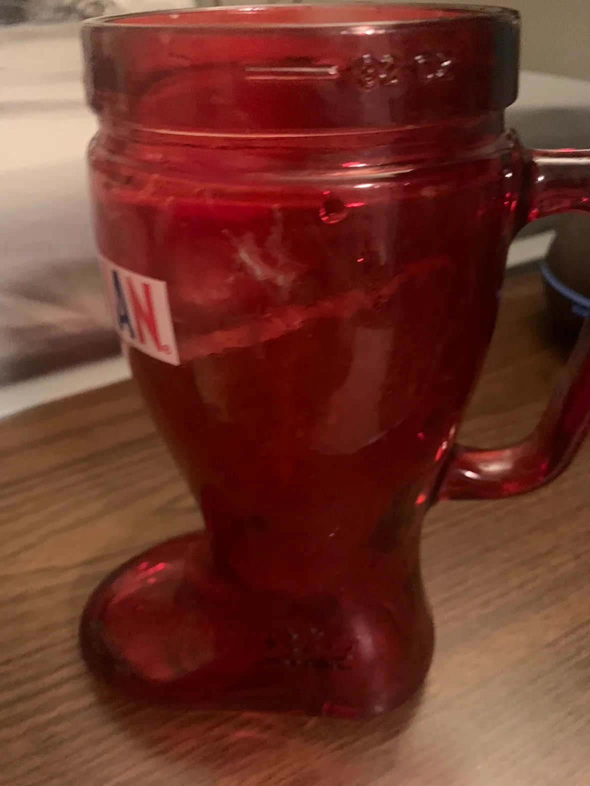 Red "I Am Canadian" Boot Mug image indicator(4)