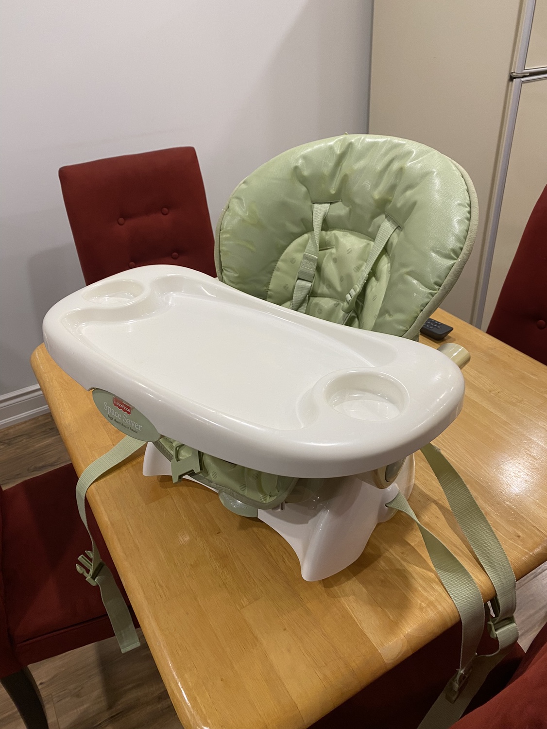 High chair booster seat