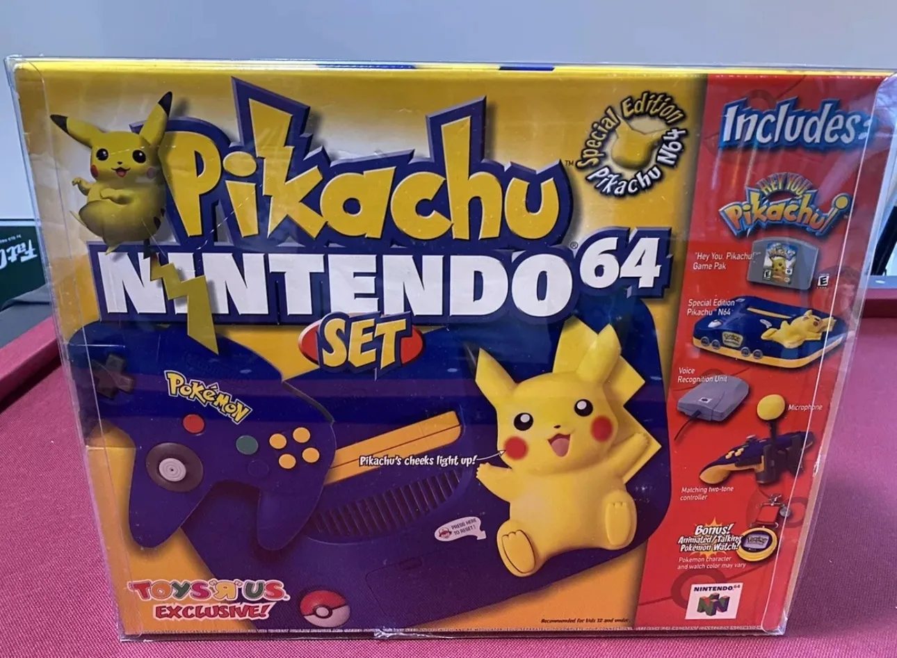SEALED Pikachu Nintendo 64 Console Toys"R"US thumbnail