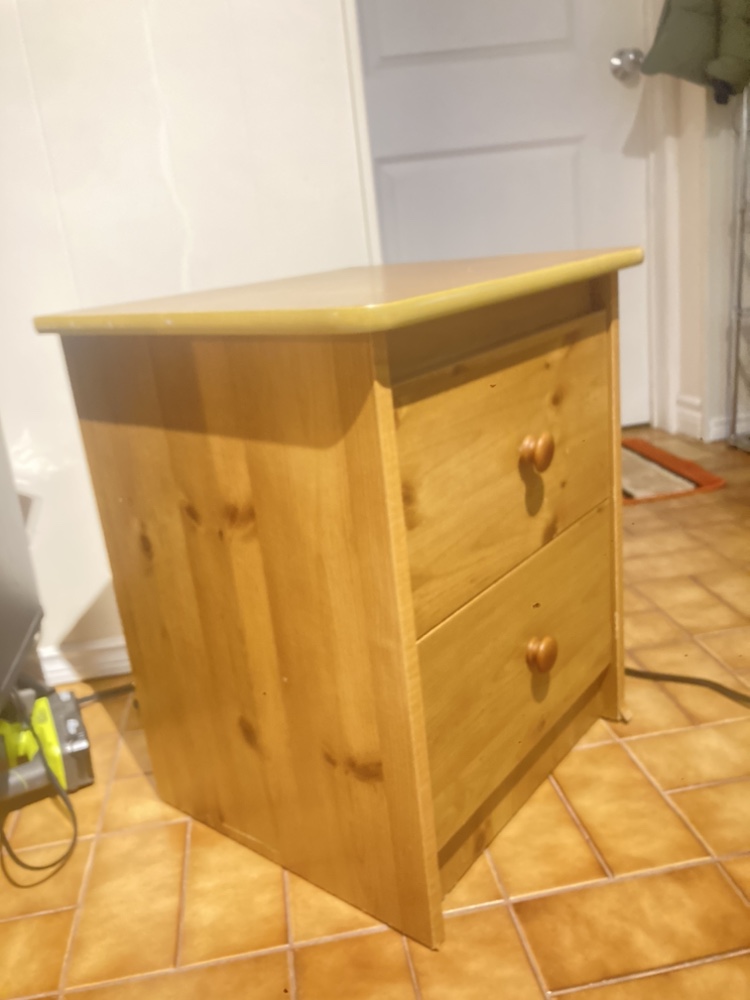 Wooden Nightstand - photo 3