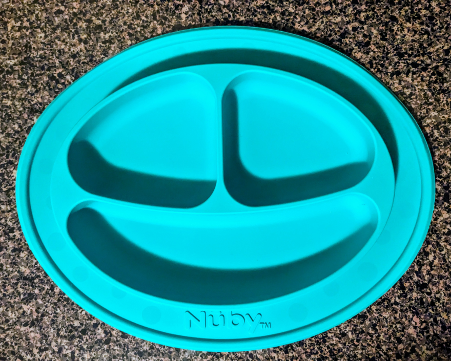 Noby Silicone Divided Plate