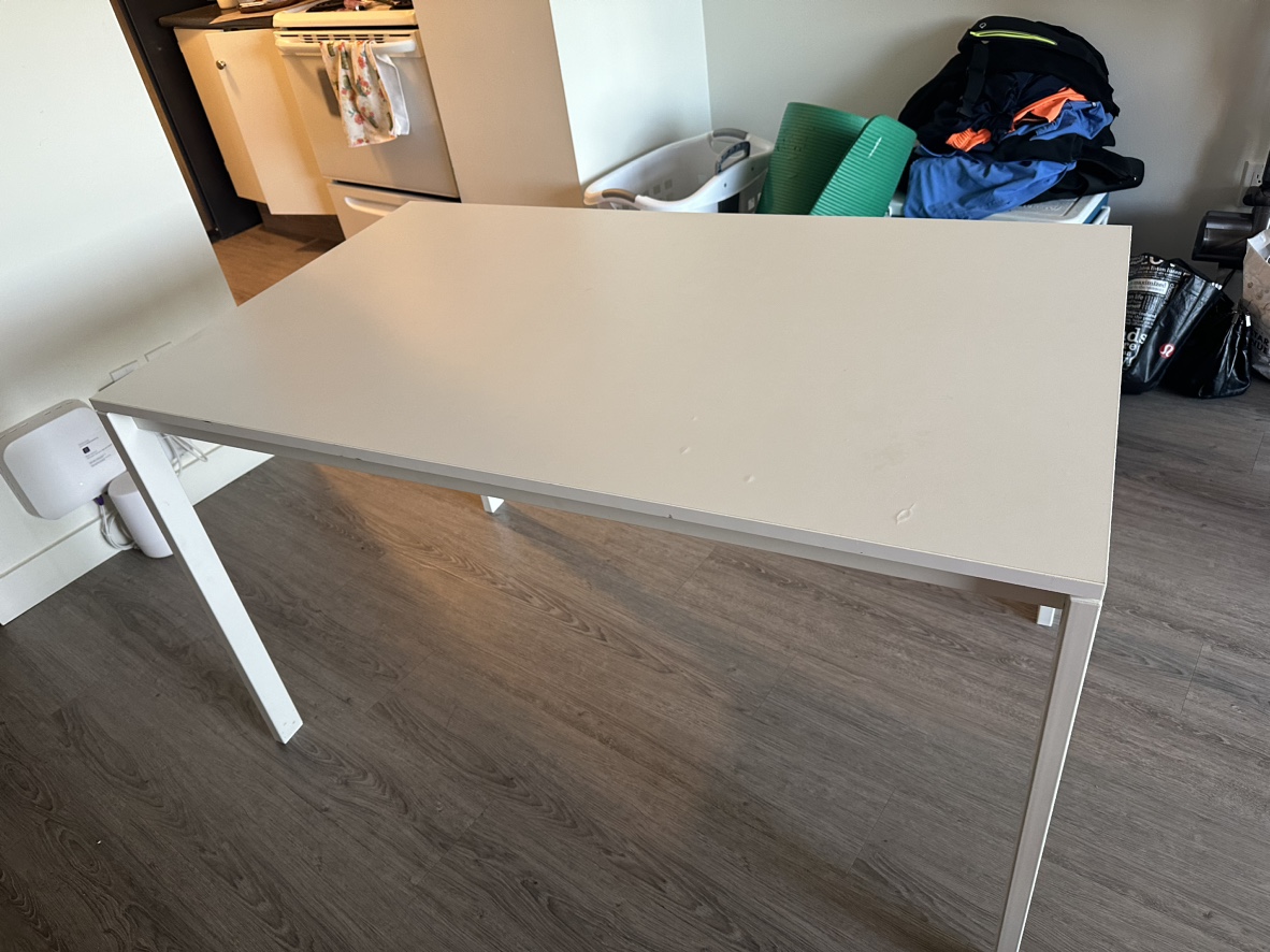 IKEA White Table - photo 3