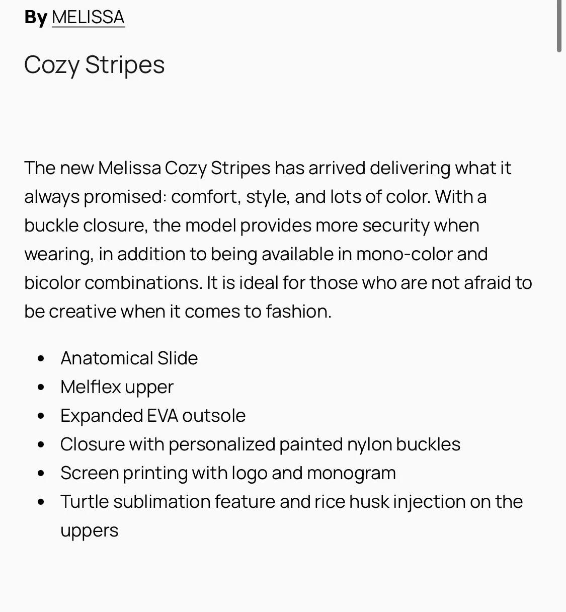 Melissa Buckle Sandals black and tortoise image indicator(8)