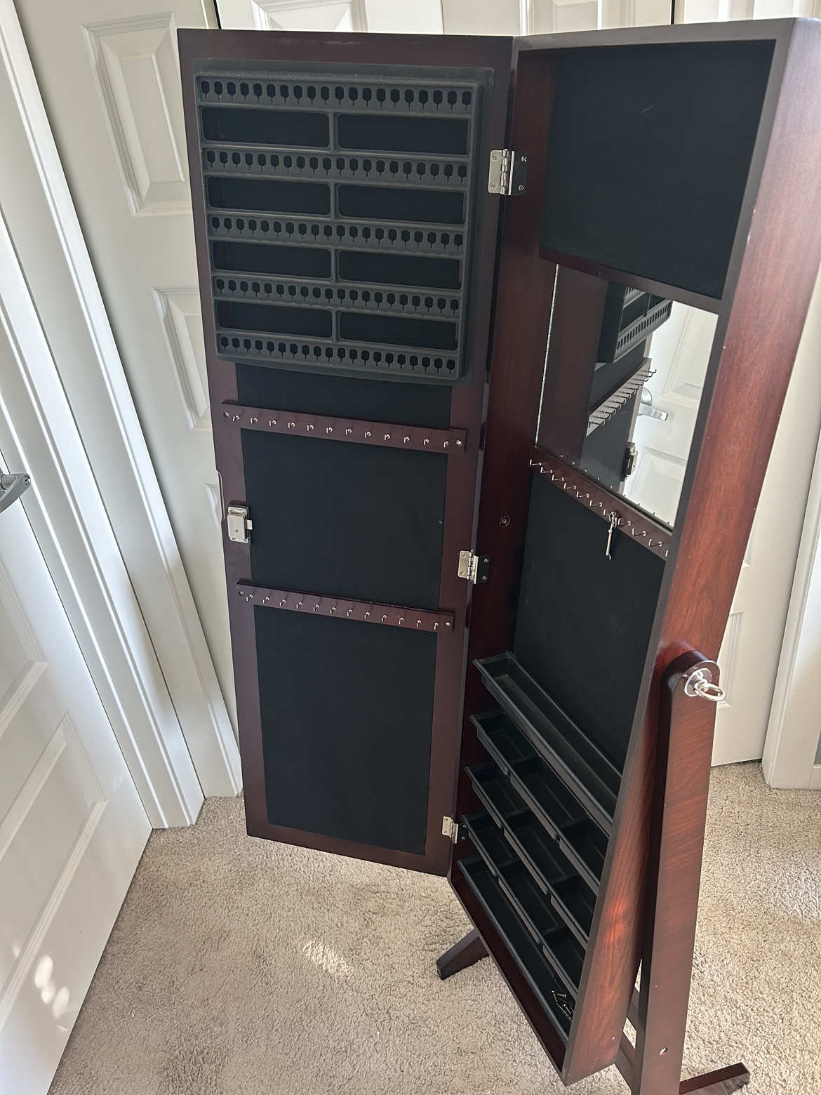 Full Length Mirror Jewelry Armoire - photo 3