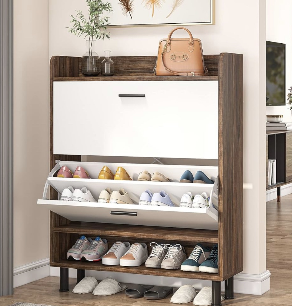Flip Door Shoe Storage