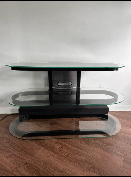 Glass TV Stand - photo 2