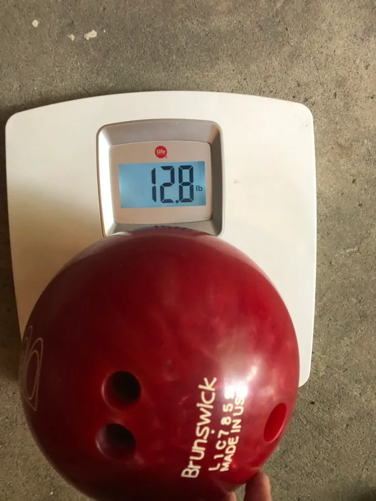 Brunswick Rhino Red Bowling Ball & Bag image indicator(5)