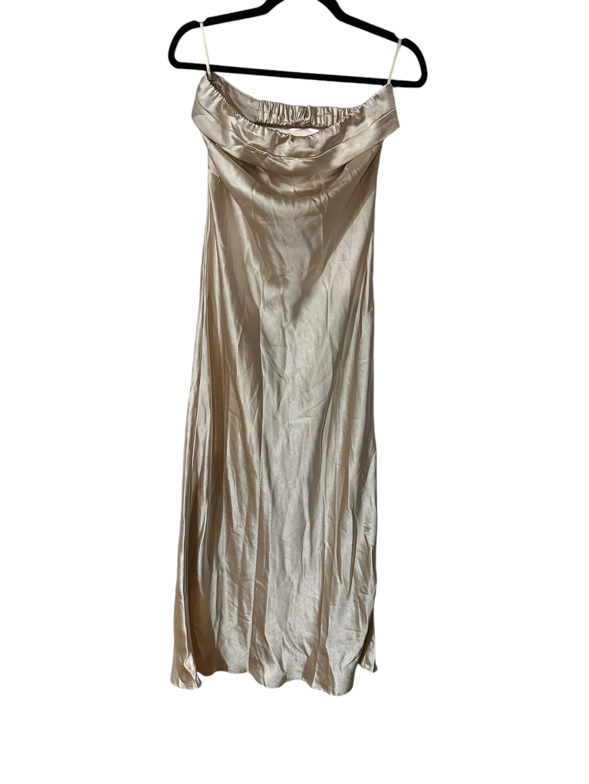 NWT Satin Silk Backless Tube Tops Maxi Dress - photo 5