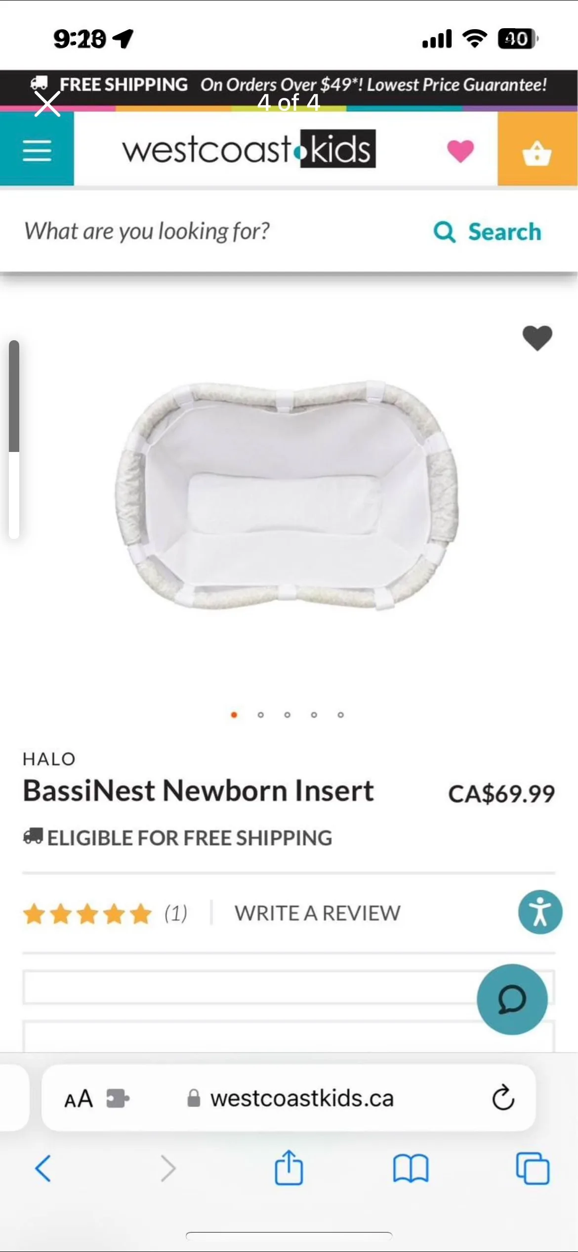 Halo Bassinet with Infant Insert image indicator(6)