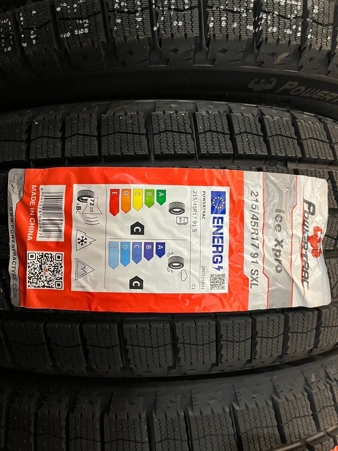 BRAND NEW POWERTRAC WINTER TIRES 215/45/17 image indicator(2)