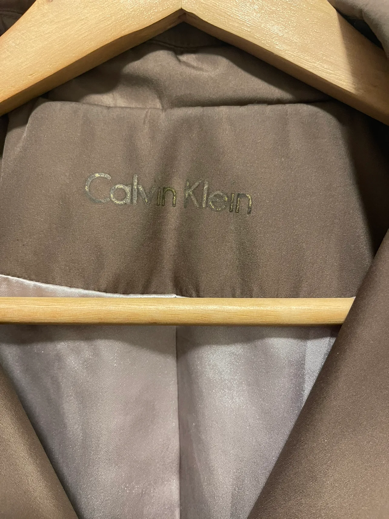 Calvin Klein Brown Trench Coat image indicator(5)