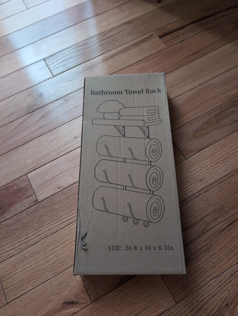 Bathroom Towel Rack #freecycle