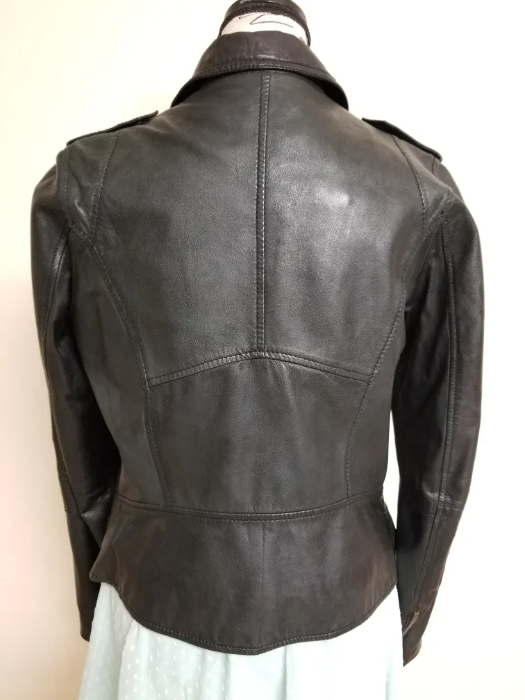 Black Leather Jacket image indicator(4)
