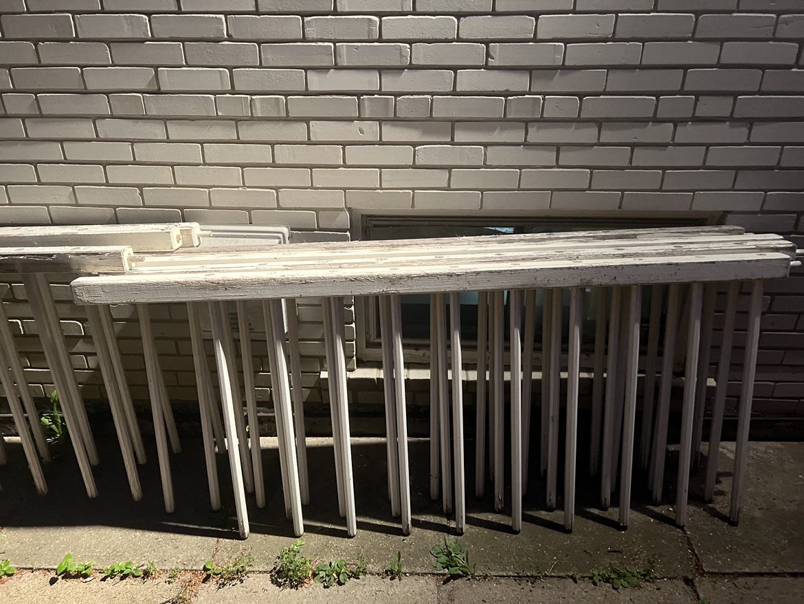 White Wooden Railing - photo 5