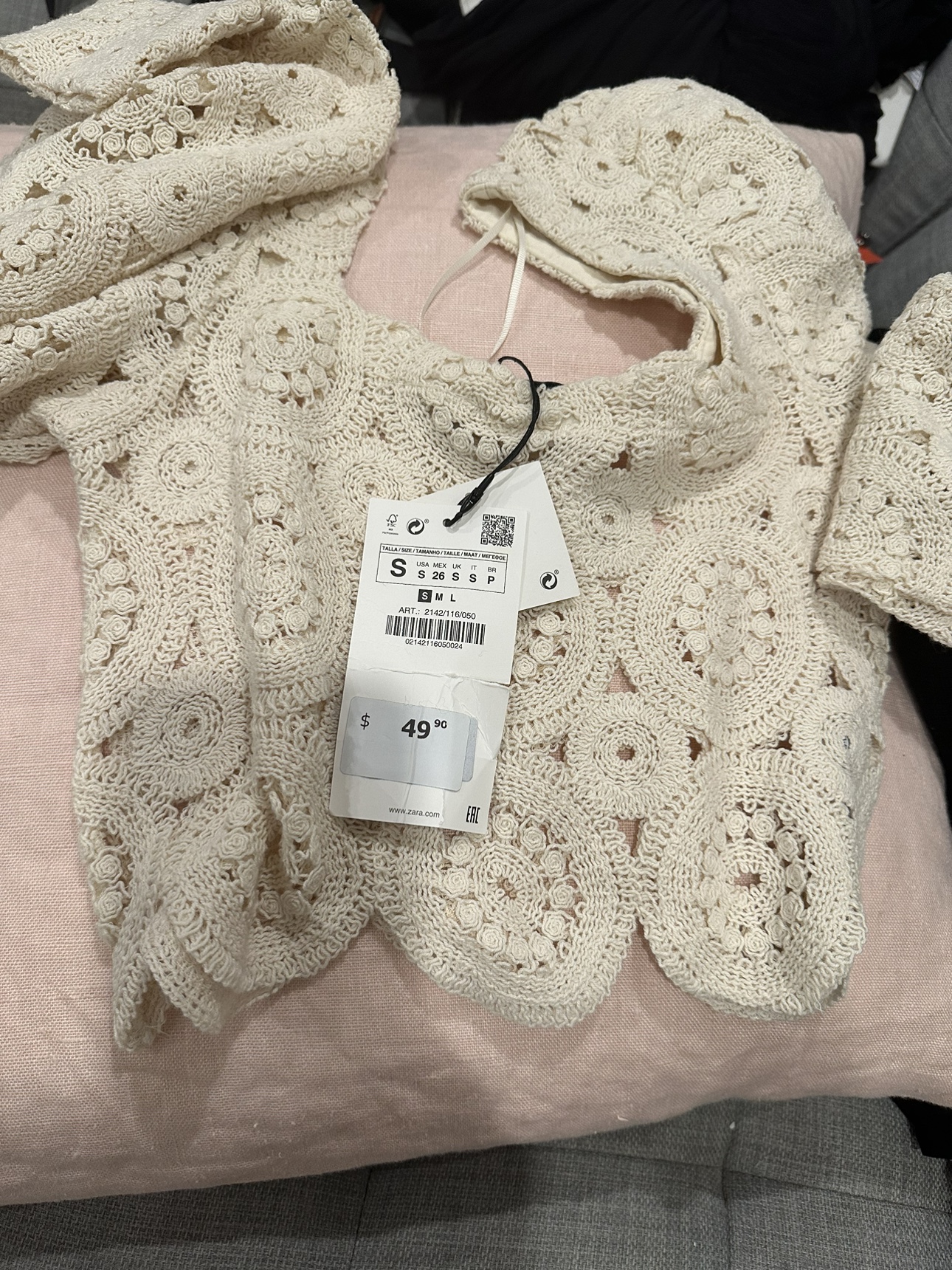 Zara Crochet Top - photo 2
