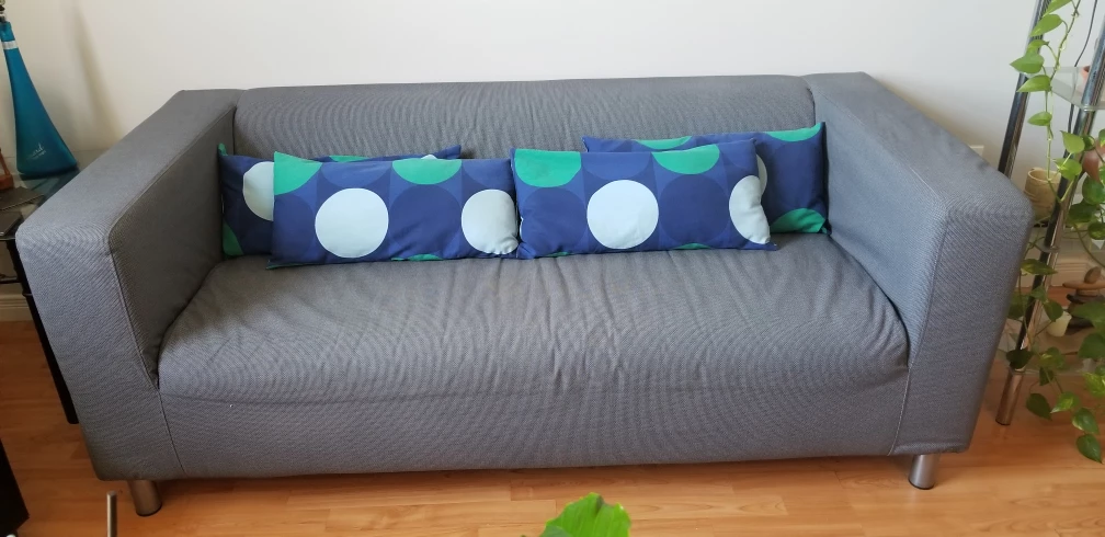 Grey Love Seat