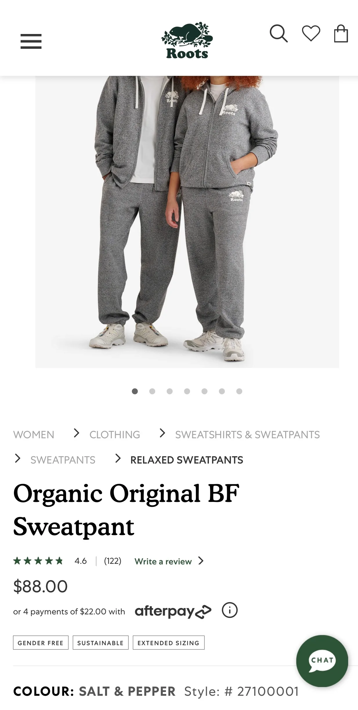 Roots Grey Sweatpants - Women’s Small image indicator(4)