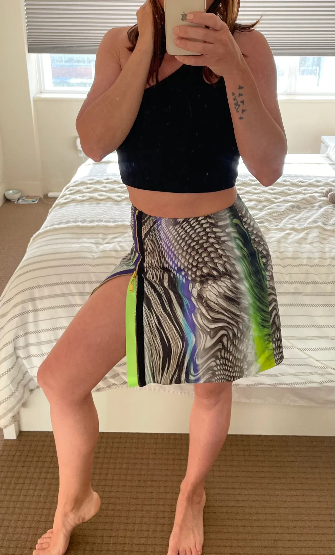 Elie Tahari Multi-Colour Animal Mini Skirt image indicator(7)