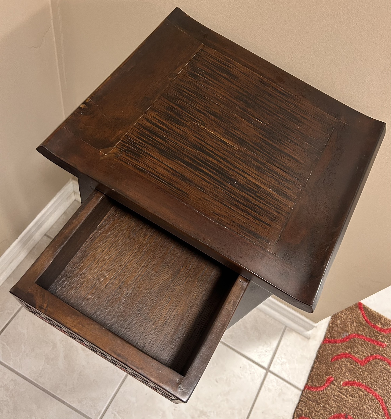 Pier 1 Imports Single Drawer Wood Accent Table - photo 2