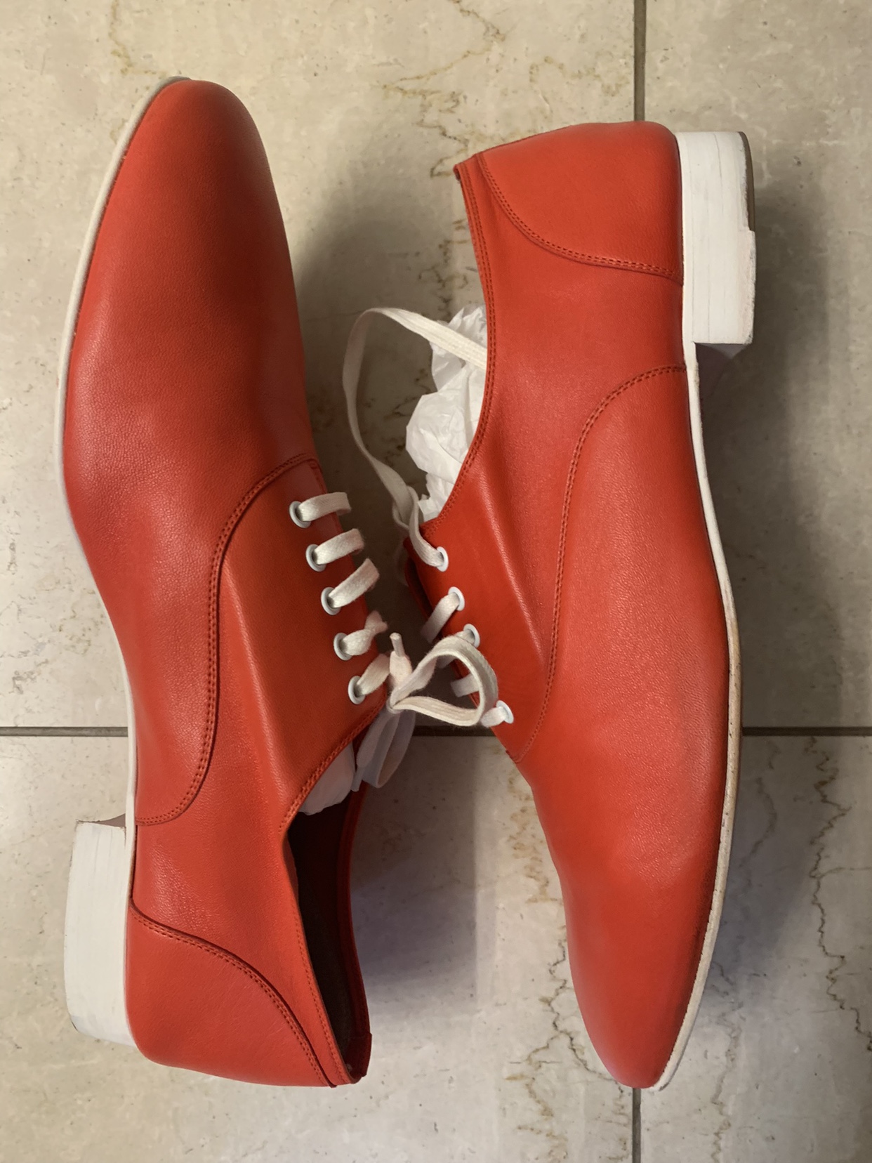 Christian Louboutin men’s Red Leather Dress Shoes size 42 EU - photo 3