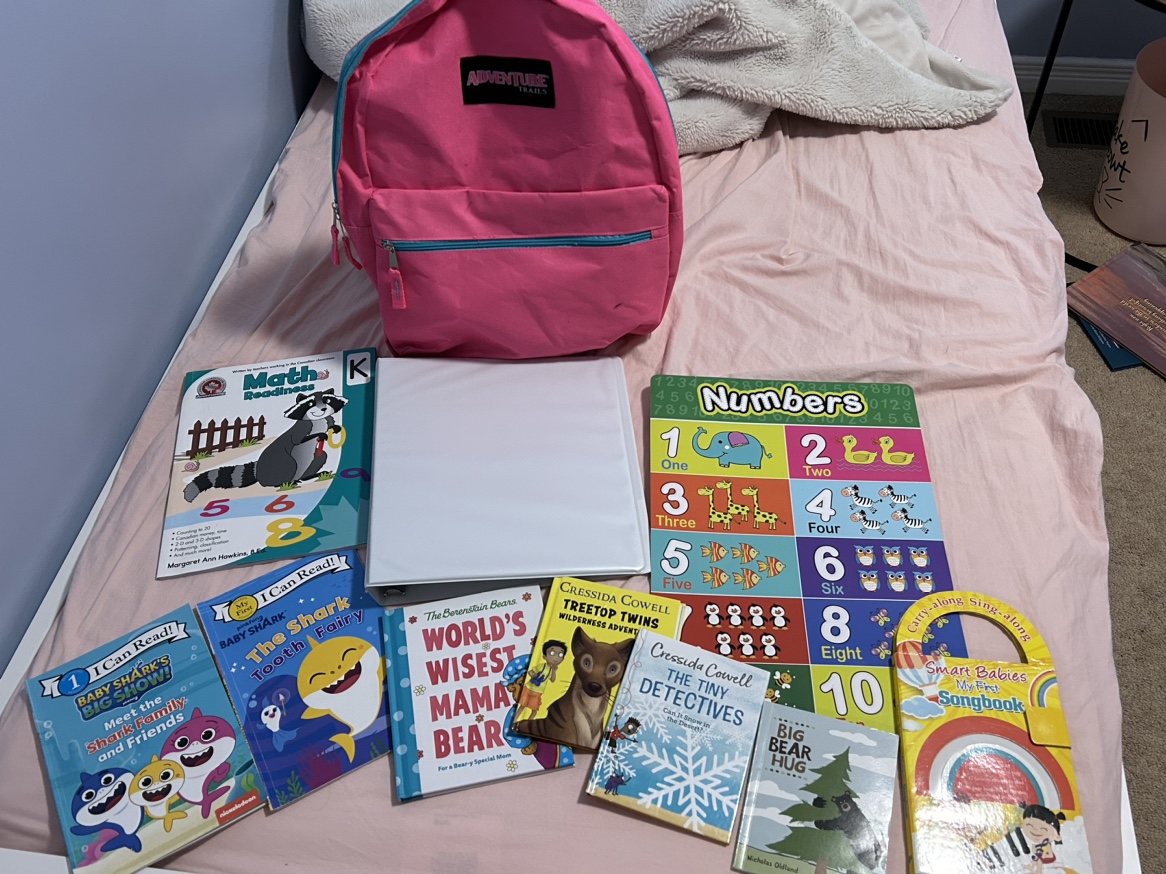 #freecycle Backpack and Books