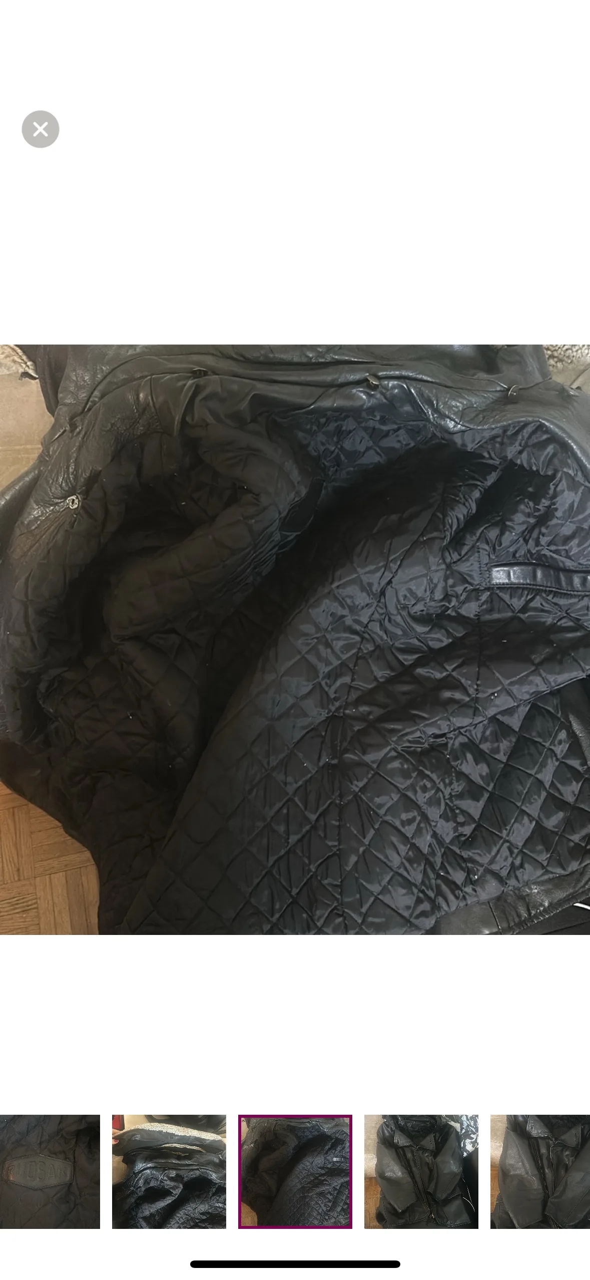 Rudsak Black Leather Jacket with Fur Collar image indicator(8)