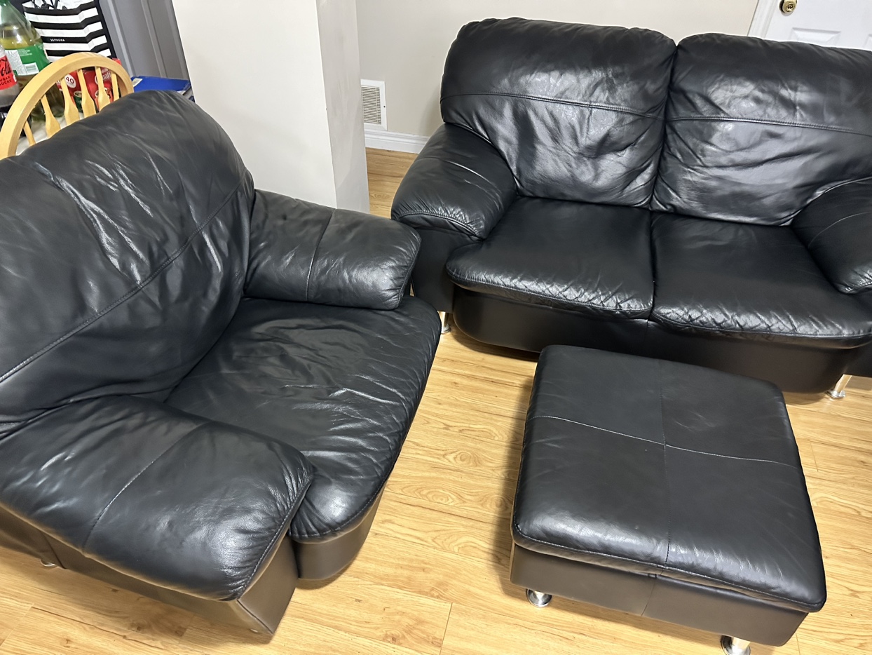 Couch set Genuine Leather Palliser Brand - photo 4