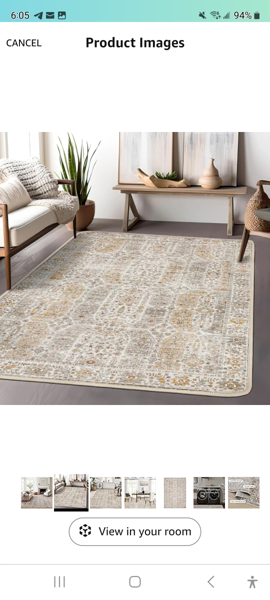 Brand new 3 x 5 Machine Washable Rug. - photo 2