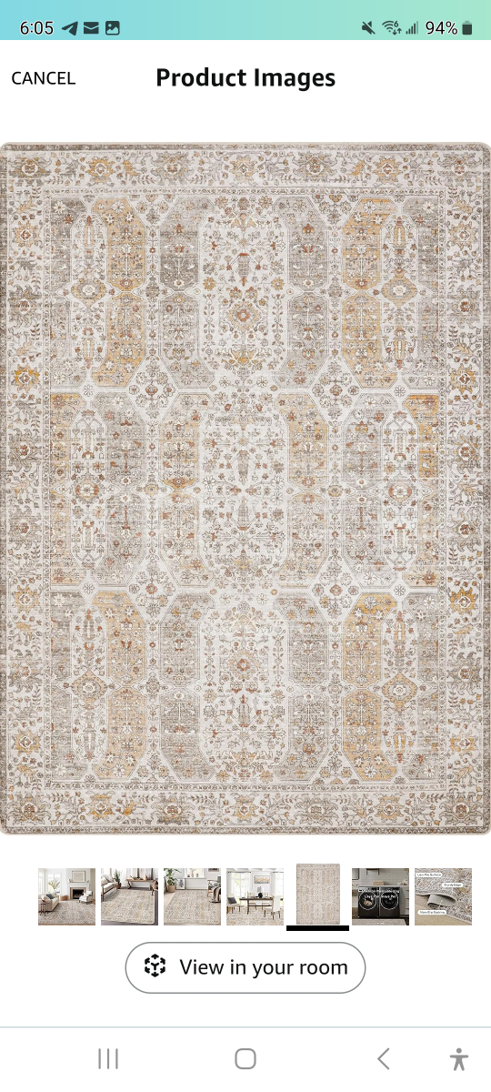Brand new 3 x 5 Machine Washable Rug. - photo 5