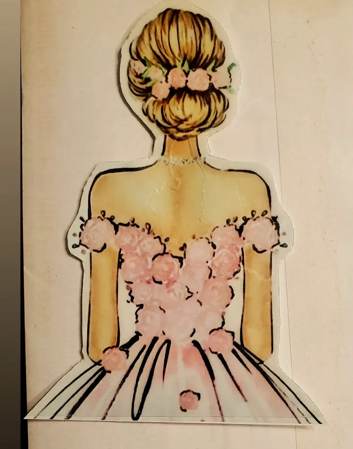 Girls in dress cake toppers image indicator(3)