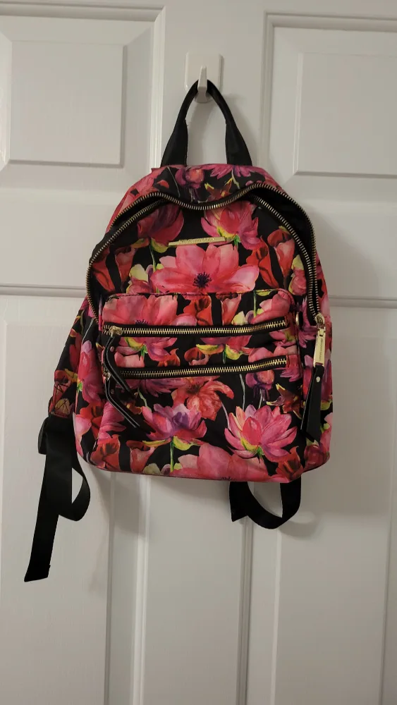 Steve Madden Pink Floral Backpack thumbnail