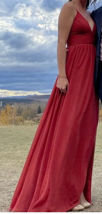 Azazie terracotta Bridesmaid Dress - photo 2
