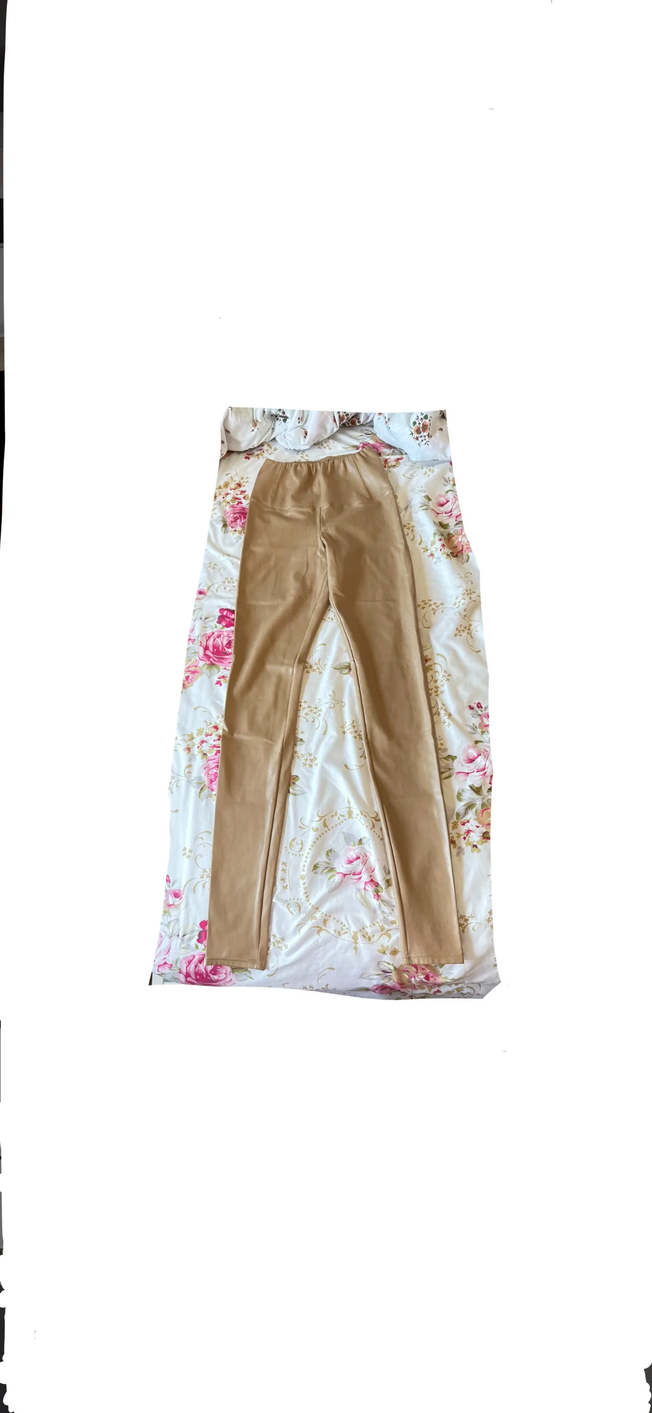 Faux leather beige legging by WILFRED FREE, size XS thumbnail
