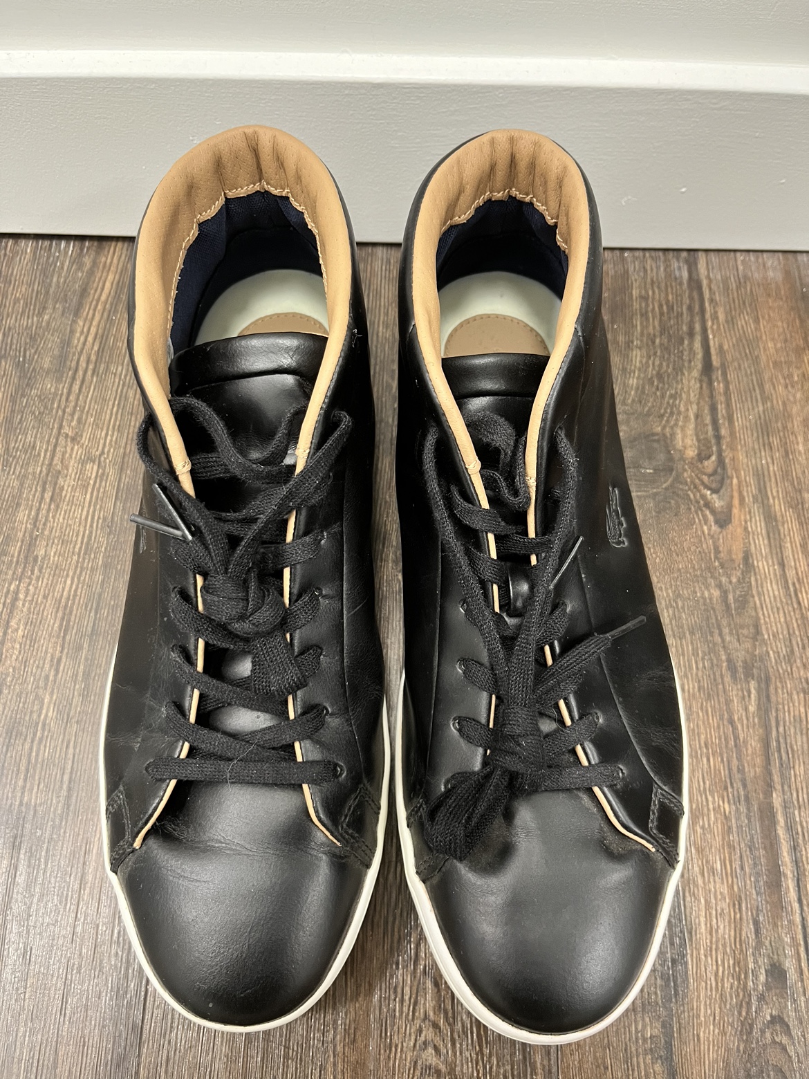 Lacoste Men's Black Sneaker Shoe - Straightset Chukka 317 1 - photo 4
