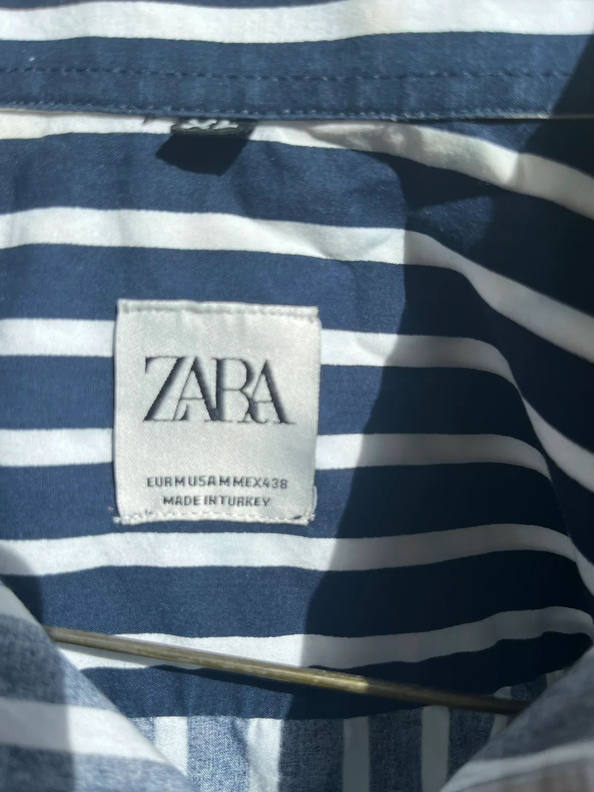 Zara Blue and White Formal Shirt image indicator(2)