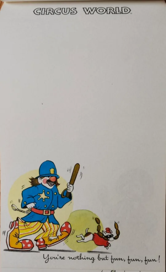 Circus World Notepad image indicator(7)