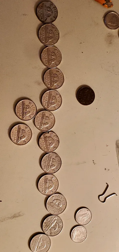 Canadian 5 Cent Coins