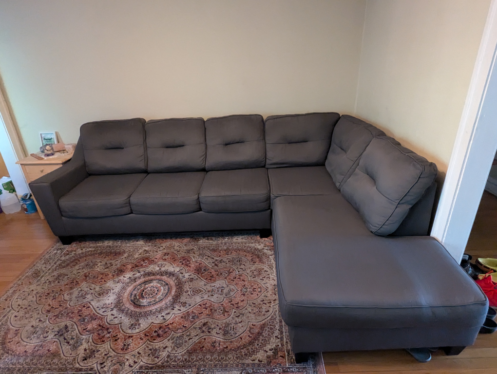 Grey Sectional Sofa - photo 4