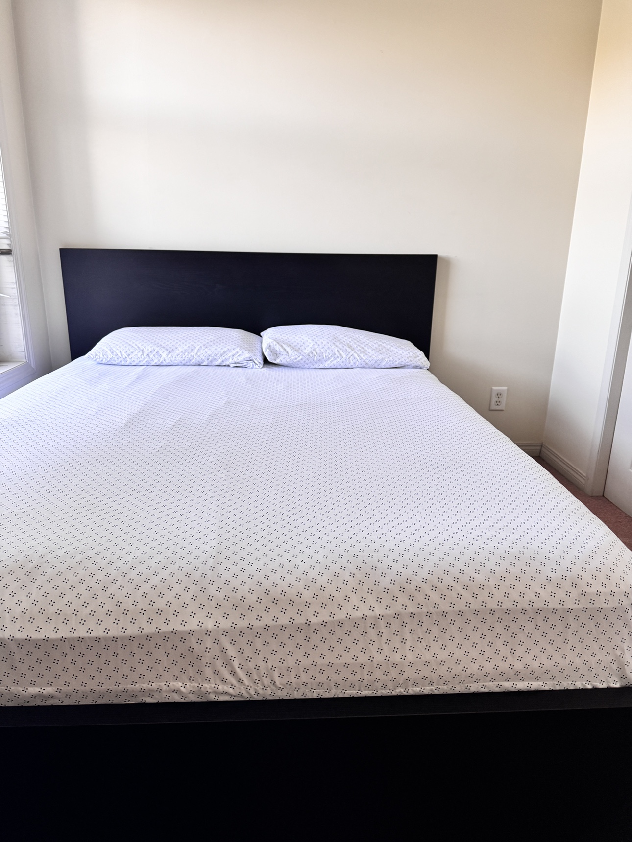IKEA Malm Queen Bed Frame + Mattress