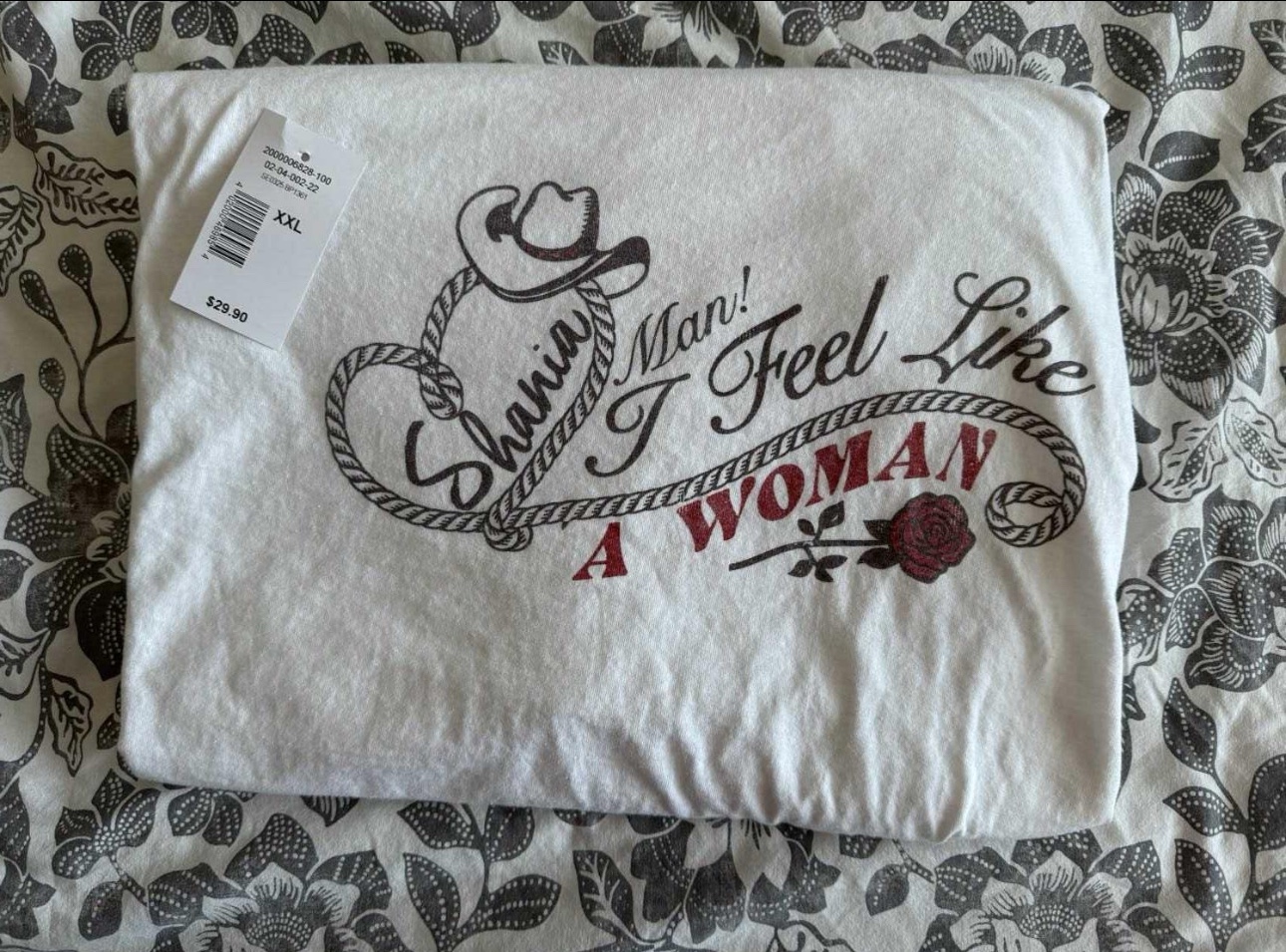 NWOT Shania Twain “Man I Feel Like a Woman” T-Shirt (XXL) - photo 5