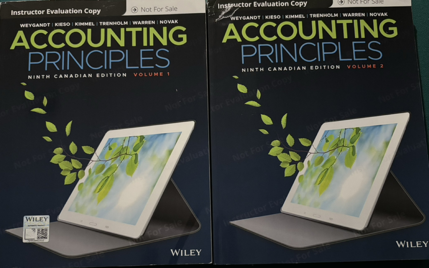 Accounting Principles - 9th Canadian Edition