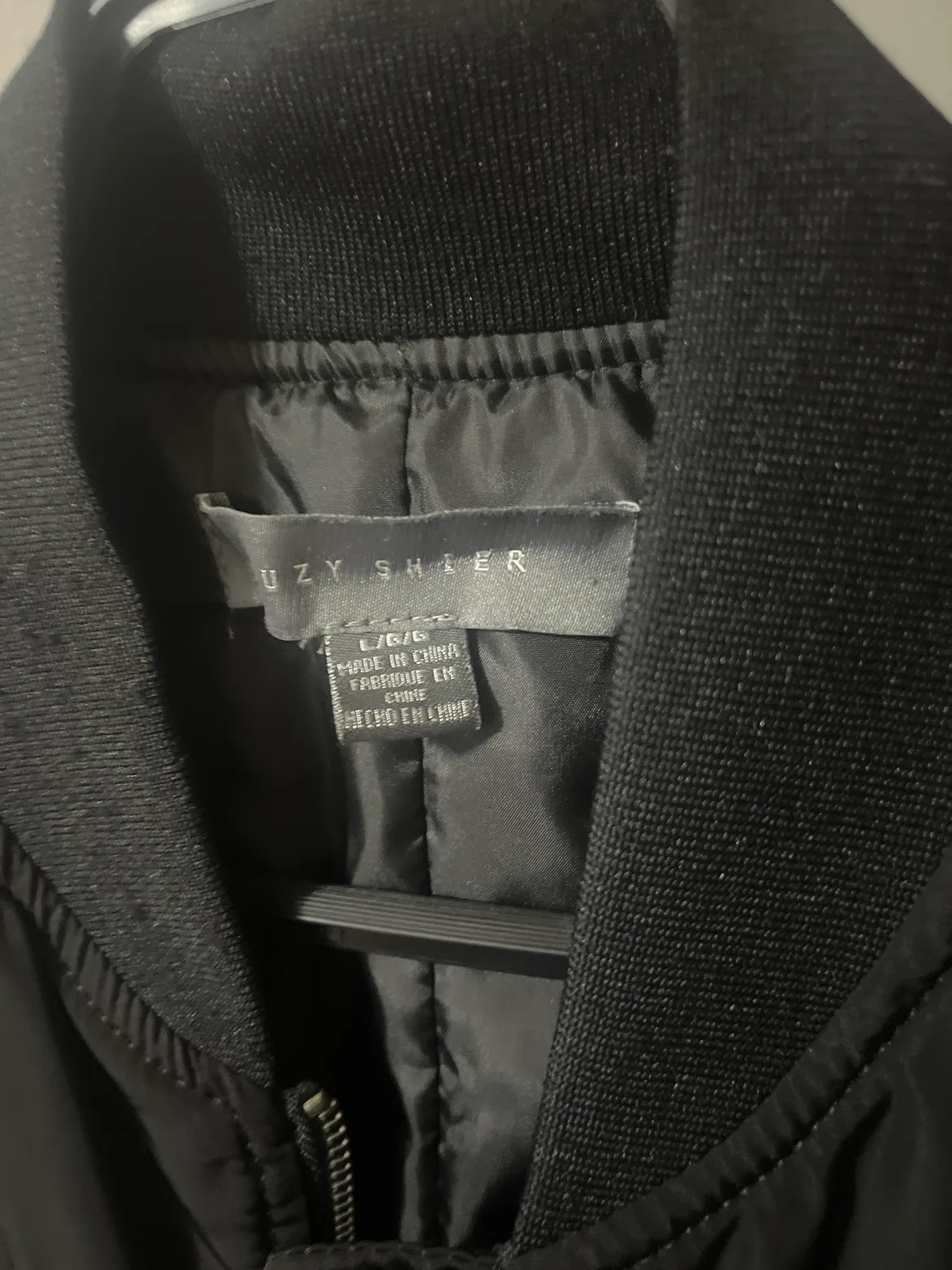 Black Bomber Jacket image indicator(3)