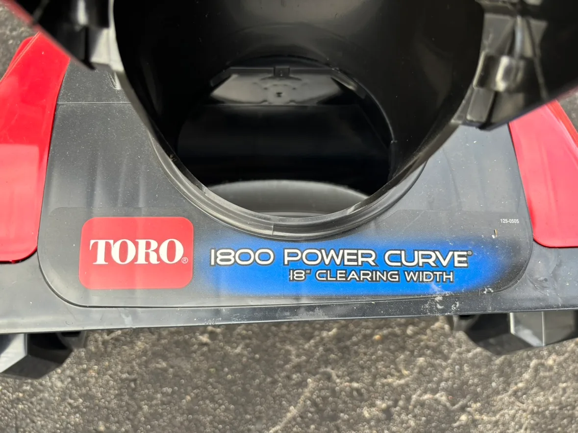 Toro 1800 Power Curve Snowblower thumbnail